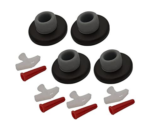 Stainless Steel Wall Mount Concave Door Stop (4pack / ORB)