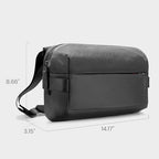 7L Travel Sling Bag Shoulder Pack for 11 (M/(Fits 11-inch iPad Pro) / Black-m)