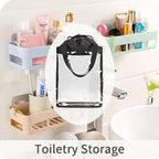 Clear Makeup Bags (Medium / 8-Black with Drawstring)
