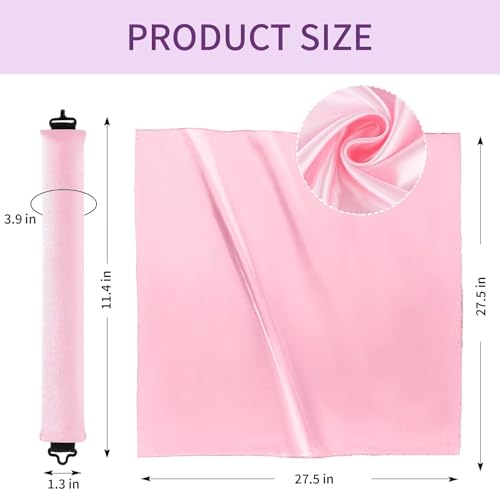 Heatless Curls Overnight Hair Curlers (Pink(Pack of 4))