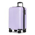 Carry on luggage 22x14x9 Airline Approved Suitcase (Light Purple / 20" Carry On)