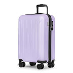 Carry on luggage 22x14x9 Airline Approved Suitcase (Light Purple / 20" Carry On)