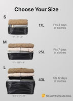 Vacuum Bags for Travel with Wireless Pump