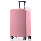 Travel Luggage Cover (Pink / 24-25 inch)