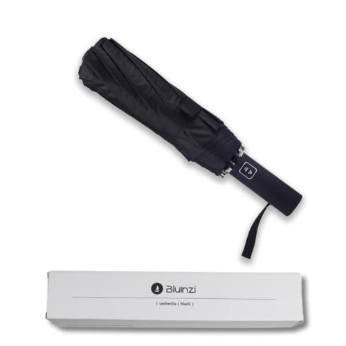 46 Inch Umbrella with Double 10 ((1 pack)black)