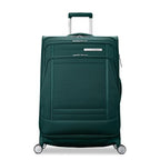 UpLIFT Lightweight Medium Checked Softside Luggage with Spinner Wheels (Medium Checked / Emerald Green)