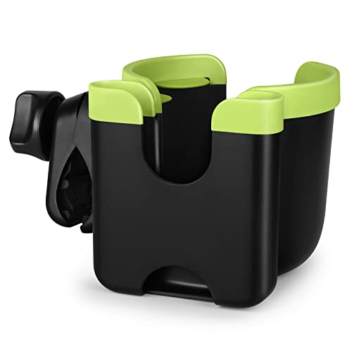 Stroller Cup Holder with Phone Holder (Mix Green)