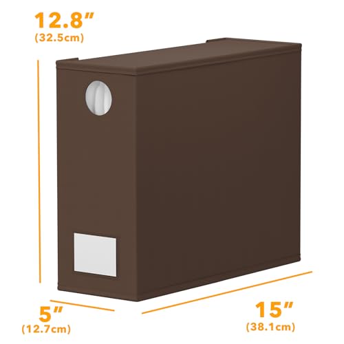 3 Pack Bed Sheet Organizers and Storage (3 Pack / Brown)