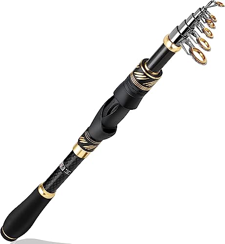 Fishing Pole Fishing Rod and Reel Combo (Single fishing pole(No Reel and Lures) / 6 ft)