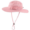 Womens Sun Hat Lightweight Mesh Bucket Hat UPF50+ Wide Brim Sun Protection Caps Pink (One Size / Pink)