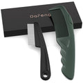 Dandruff Comb 2PC Upgraded Fine Tooth Scalp Detox for Women Men Kids (2PC Green)
