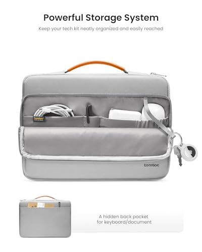 360° Protective Laptop Case Bag for 13 (Gray / 13 Inch for New MacBook Air & Pro)