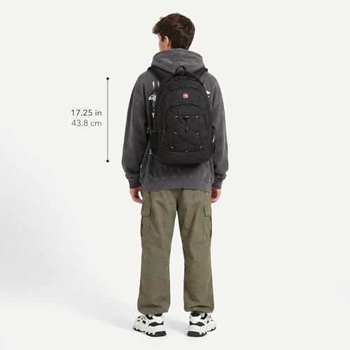 Bungee Core Laptop Backpack (Black)