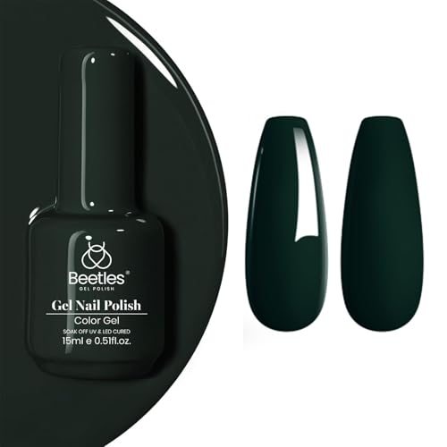 Beetles Green Gel Nail Polish (H - Creme Green | Forest Green)