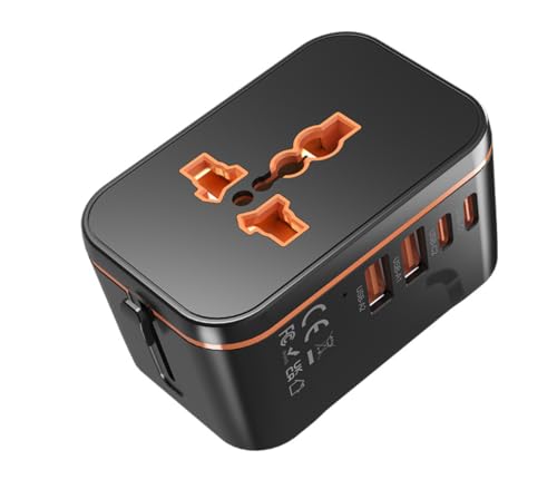 Universal Travel Adapter Worldwide (BLACK)