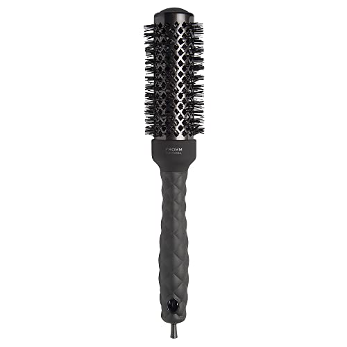 Elite Thermal Ceramic x Ionic 1.25" Round Brush for Expert Blowouts and Faster Hair Drying (1.25" Standard Barrel)