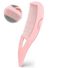Dandruff Comb Removal 2PC Hollow Fine Tooth Scalp Detox Hair Care Tool (Pink 1PC)