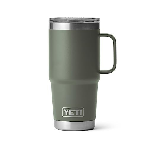 Rambler 20 oz Travel Mug (Camp Green)