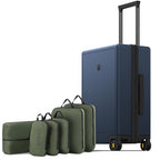 Carry on Luggage 20 Inch with 6 (Navy / Carry-On 20 Inch + 6PC)