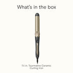 Conair INFINITIPRO Tourmaline Ceramic Curling Iron 1 (1¼ Inch Barrel)
