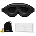 Sleep Mask with Deep Contoured Eye Cups (A1 Black)