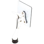 1 Stopper 4 in White No Drill Adhesive Door Stopper for Dorm (White / 4 INCH X 1 PACK)