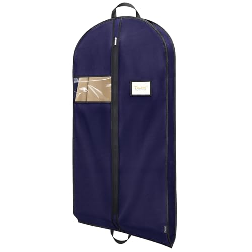 1PK Garment Bags for Hanging Clothes (Blue / 60" 1PK)