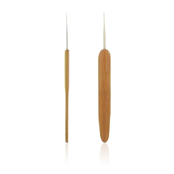 Knitting Tools Wig Crochet Hook Dreadlocks Extensions (Two Heads,0.5mm)