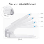 20 Pack Adjustable 50% Space (20PCS / White)