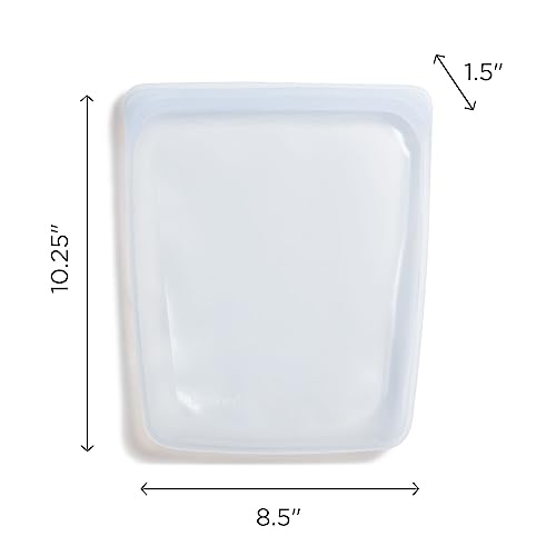 Premium Reusable Half Gallon Silicone Bag (Black / 1/2 Gallon)