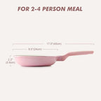 Nonstick Ceramic Frying Pan 9.5 (9.5 Inch / Sakura Pink)