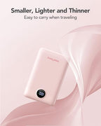 Mini Portable Charger with Built (Pink)