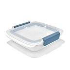 Good Grips Prep & Go Slim Container with Removable Divider (Slim with Removable Divider / Ocean Blue)