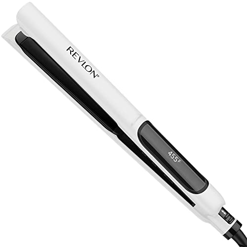 Crystal C + Ceramic Digital Hair Flat Iron (1 inch)