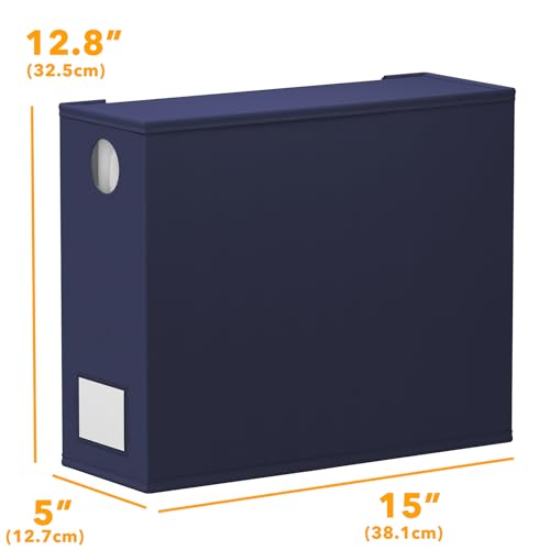 12 Pack Bed Sheet Organizers and Storage (12 Pack / Navy Blue)