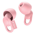 Silicone Reusable Soft Comfortable Earplugs for Sleeping (Pink)