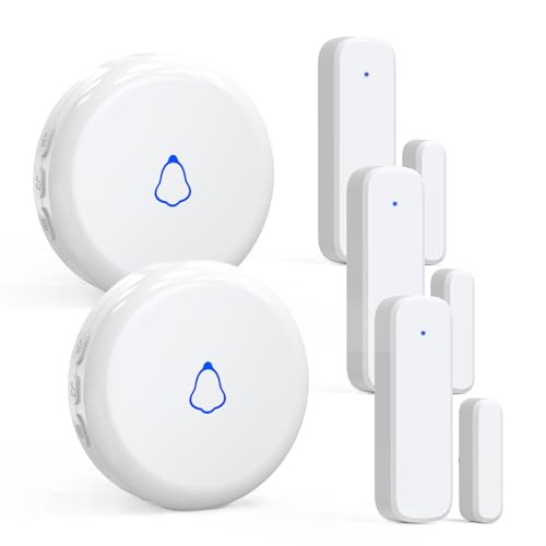 Wireless Door Chime (3 Sensors +2Receivers)