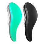 Hair Brush Detangler (2 Pack / Green&Black)