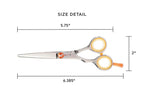 Centrix Roc It Dog Professional Stylist 5.75” Hair Cutting Shears and RTL (RL 575 & RTL 30 (Lefty))