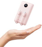 Mini Portable Charger with Built (Pink)