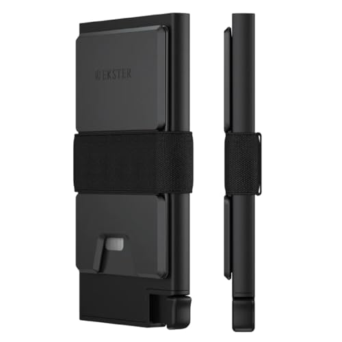 Aluminum Cardholder Wallet for Men (Classic Black)