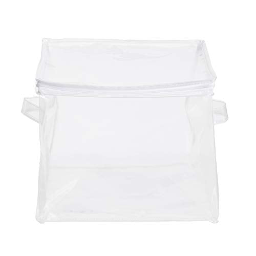 Clear Zippered Storage Bags for Closet Organization (3-Pack)