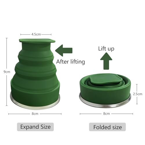 Collapsible Cup (Dark Green)