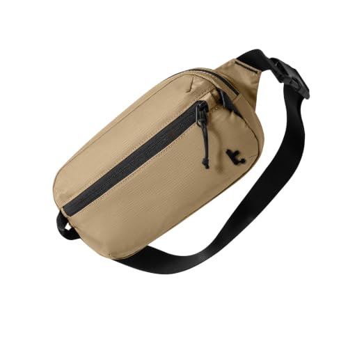 1.5L Sling Bag with RFID Blocking Crossbody Chest Pack for Men Women (Khaki / 1.5L)