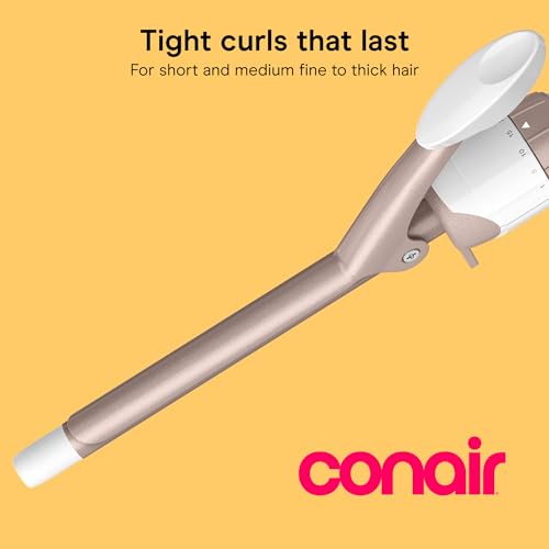 Curling Iron Double Ceramic (White/Rose Gold / 0.5 Inch Standard Barrel)