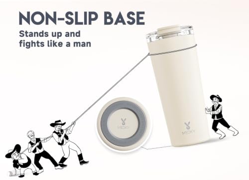 24 oz Insulated Travel Coffee Mug (Cream / 24 Ounces)