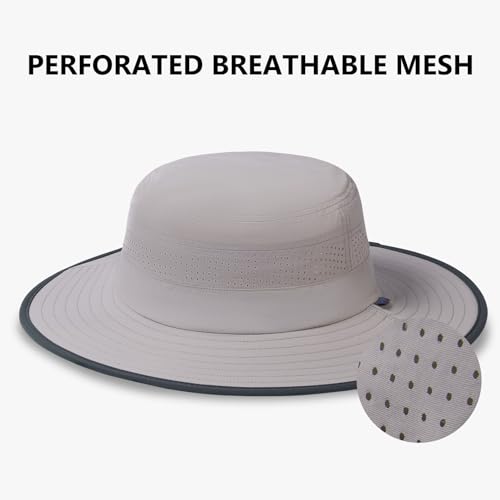 UPF 50+ Foldable Brim Water (Medium / Light Grey)