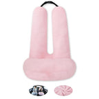 Travel Pillow Car Pillow Kid Car Sleeping Large Pink (E-pink)