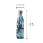 Stainless Steel Water Bottle (Ocean Marble / 17 Ounces)