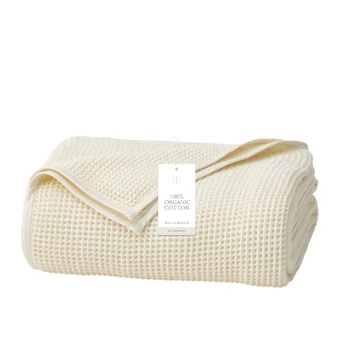 Waffle Bed Blanket (Cream / Twin/Twin XL)